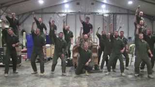 Swedish Marines making parody of Grease lightning in Afghanistan