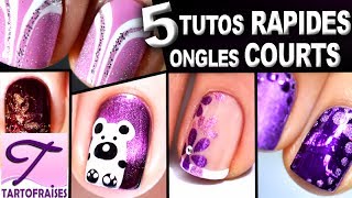 [Ongles Courts] 5 tutos nail art faciles au vernis pour débutants