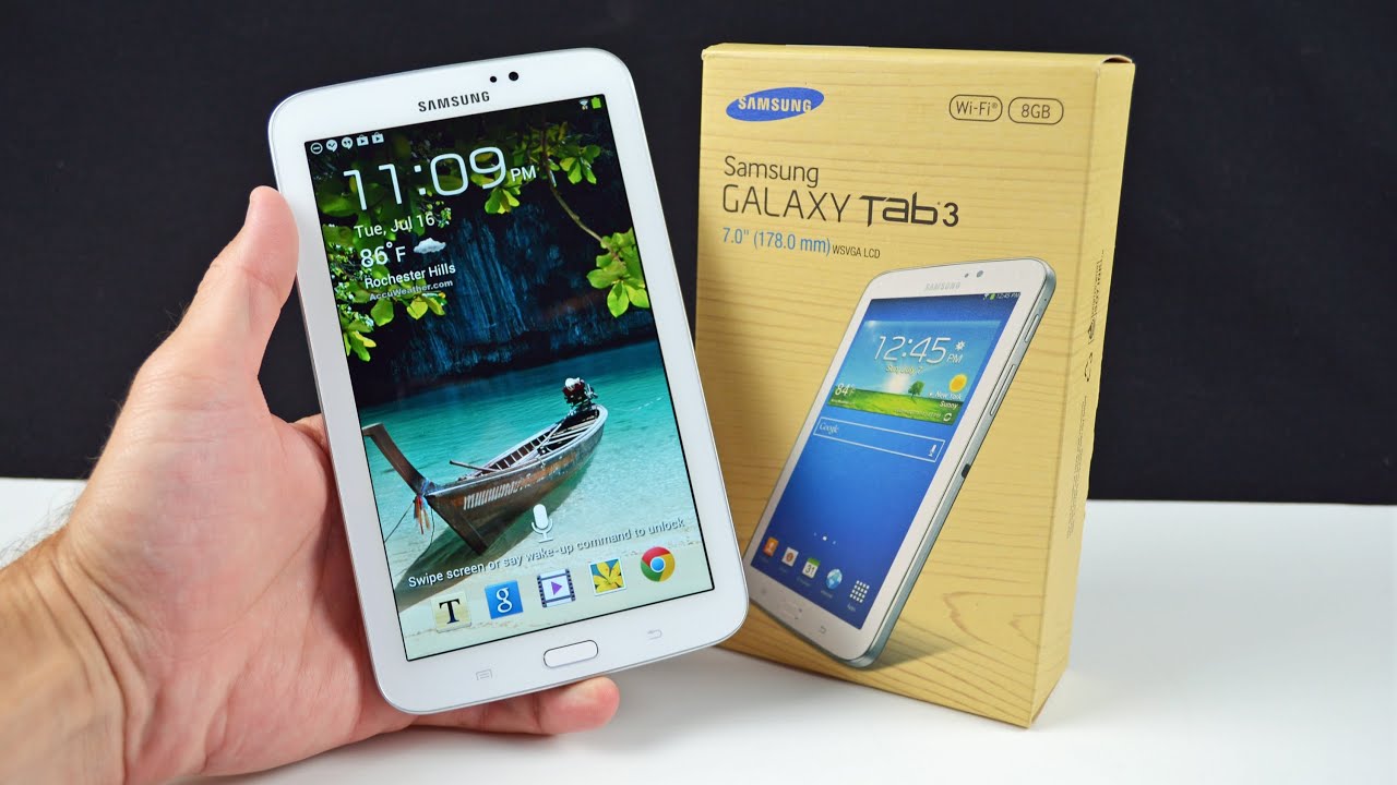 Samsung Galaxy Tab 3 7.0: Unboxing & Review - YouTube