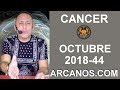 Video Horscopo Semanal CNCER  del 28 Octubre al 3 Noviembre 2018 (Semana 2018-44) (Lectura del Tarot)
