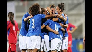 Highlights: Italia-Moldavia 5-0 - Femminile (15 settembre 2017)