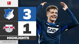 Hoffenheim Turn The Game Around! | HOFFENHEIM — RB LEIPZIG | Highlights | Matchday 10 – Bundesliga