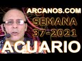 Video Horscopo Semanal ACUARIO  del 5 al 11 Septiembre 2021 (Semana 2021-37) (Lectura del Tarot)