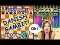 Two simple chess traps in the opening "Danish Gambit"! https://youtu.be/cho58aQLd8s