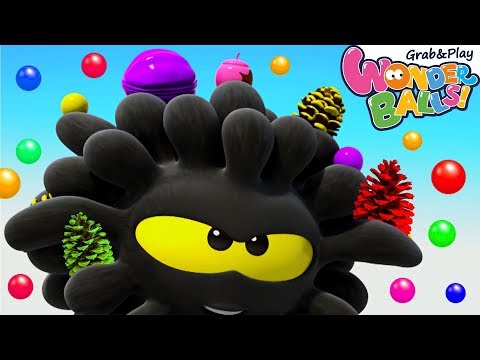 Crazy Balls Paint Fun | Squishy Wonderballs | Funny Cartoons for Children | Balls for Kids