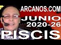Video Horscopo Semanal PISCIS  del 21 al 27 Junio 2020 (Semana 2020-26) (Lectura del Tarot)