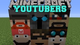 Minecraft: YOUTUBERS (THE POWER OF YOUR FAVORITE MINECRAFTERS!) Mod Showcase