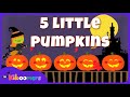 5 Little Pumpkins Sitting on a Gate :  Halloween Songs for Children
