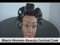 Thumbnail 3 for How To Roller Set Hair Video Tutorial On Roller Setting Thumbnail 3 for How To Roller Set Hair Video Tutorial On Roller Setting