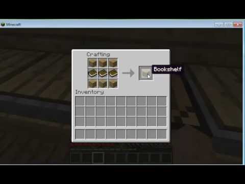 How To Make A Bookshelf In Minecraft Plus Strategy Guide - YouTube