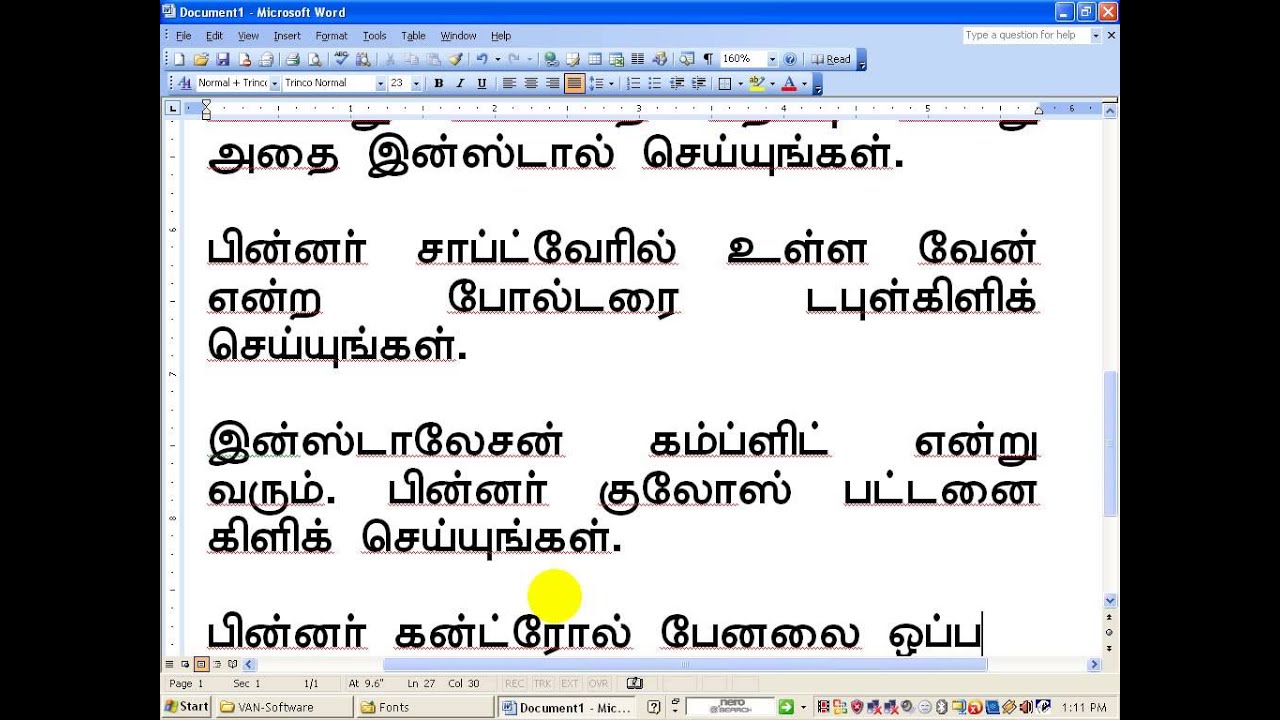 all tamil fonts