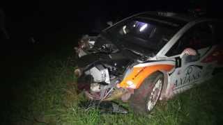 CRASH Jeroen Swaanen 2013 GTC Rally Etten-Leur Achtmaal