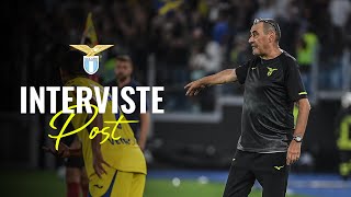 LE INTERVISTE A SARRI, PELLEGRINI, GUENDOUZI E CANCELLIERI 🗣️? | LAZIO-H. VERONA 4-0