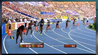 Moscow 2013 200M Women Semi Final 1