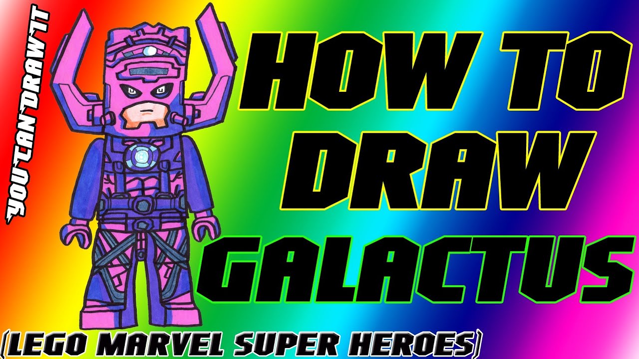 How To Draw Galactus from Lego Marvel Super Heroes YouCanDrawIt ツ 1080p