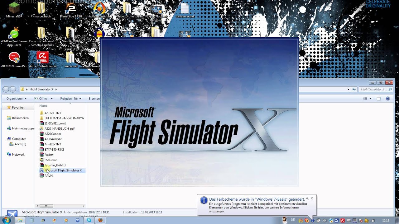 FSX flugzeuge downloaden und einfügen - YouTube