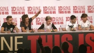 One Direction This Is Us press conference in full