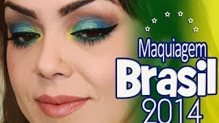 Maquiagem Brasil - Copa do Mundo 2014