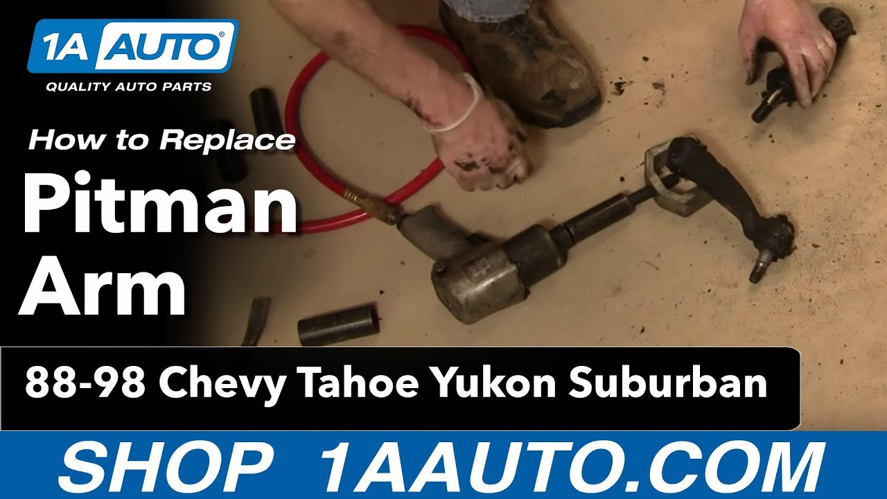 How To Install Replace Pitman Arm Chevy GMC Truck Tahoe Yukon Suburban