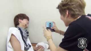 130614 TAEMIN & KAI CUT BACKSTAGE [EXO FIRST WIN]