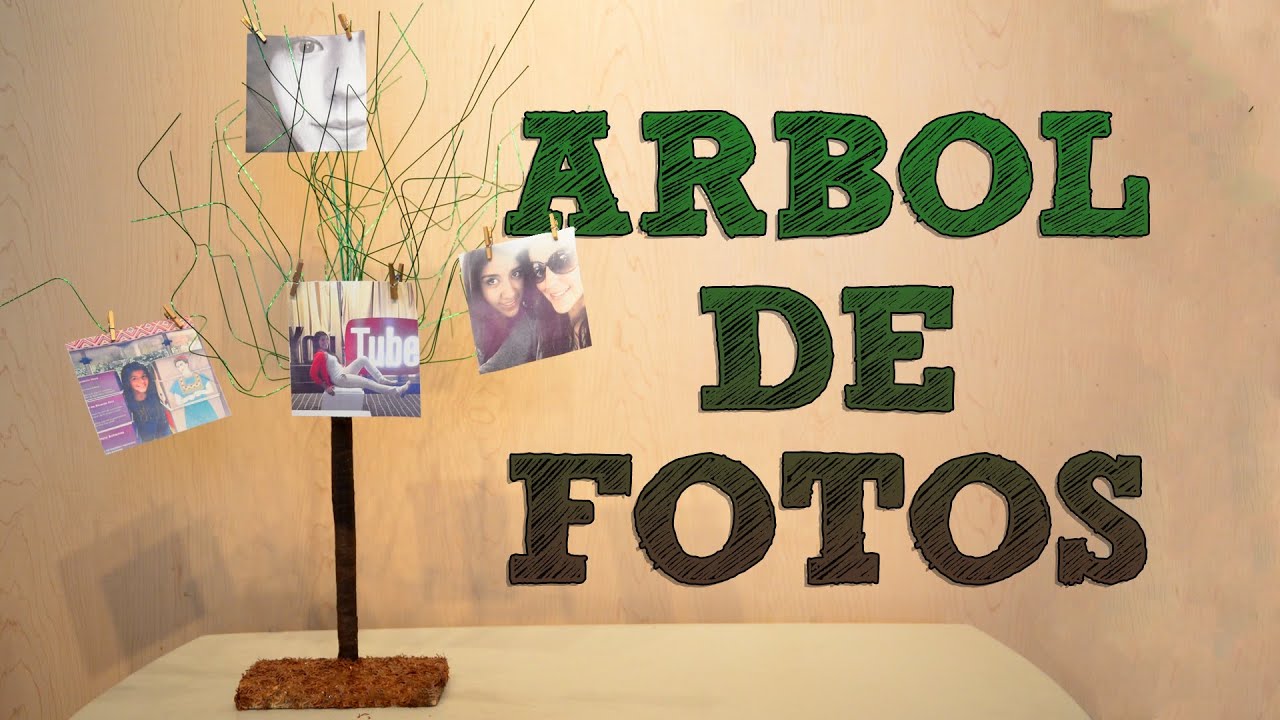 Manualidades: Árbol de fotos para tu habitación o para regalar