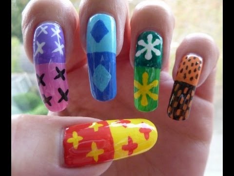 Mary Blair Google Inspired Rainbow Abstract Acrylic Paint Nail Art Mary Blair Google Inspired Rainbow Abstract Acrylic Paint Nail Art Design Hd Video