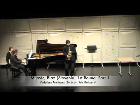 Mijovic, Blaz (Slovenie) 1st Round. Part 1