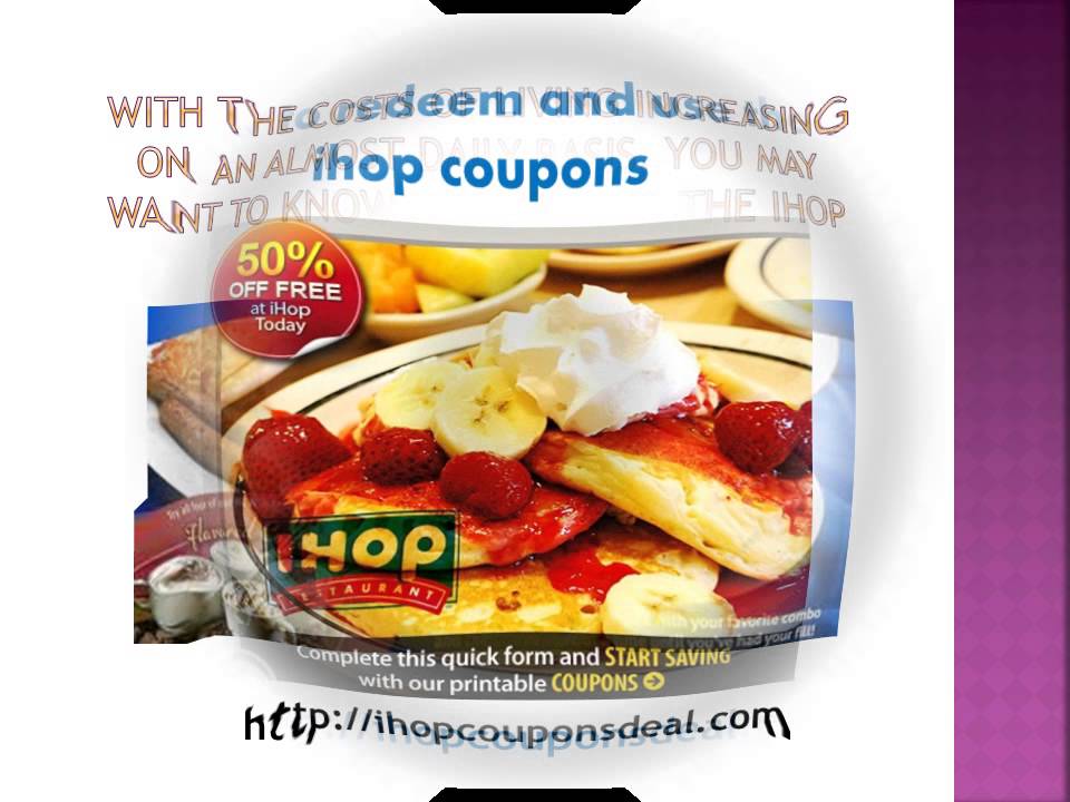 Ihop coupons buy one get one free 2019