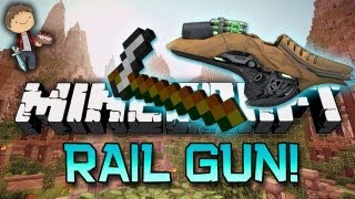 Minecraft: EPIC! Rail Gun Quakecraft Madness w/Mitch & Friends!