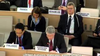 Выступление А.Бородавкина на 23-й сессии Совета ООН по правам человека