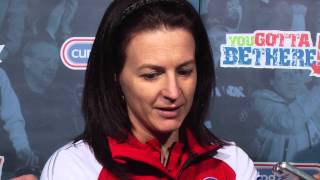 Draw 6 Media Scrum - 2013 Scotties Tournament of Hearts
