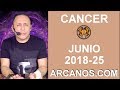 Video Horscopo Semanal CNCER  del 17 al 23 Junio 2018 (Semana 2018-25) (Lectura del Tarot)
