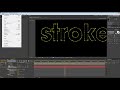 Particles Stroke Effect - Trapcode Particular Tutorial