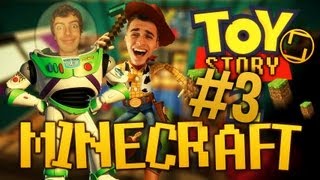 Toy Story sur Minecraft - On est des jouets avec Squeezie ! - Épisode 3