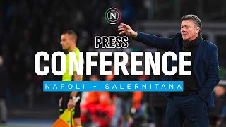 LIVE | La conferenza stampa di Mister Mazzarri alla vigilia di Napoli - Salernitana