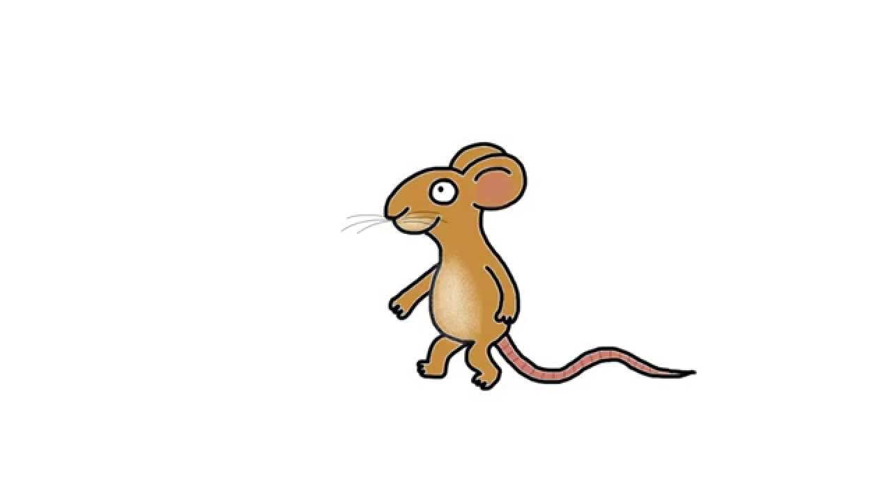 How To Draw The Mouse From The Gruffalo Story And Animated Movie In