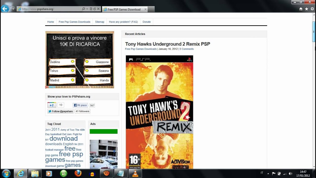 come scaricare giochi gratis per psp - YouTube