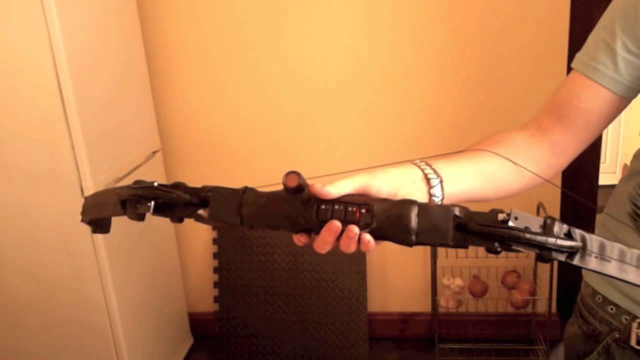 Avengers Hawkeye Inspired Real Folding Bow - EARLY PROTOTYPE - YouTube