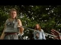 Joffrey, Arya, Sansa Direwolf and Butcher Boy Scene - Game of Thrones 1x02 (HD)