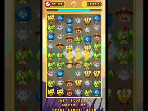Funny Animals Match 3 try play - puzzle games