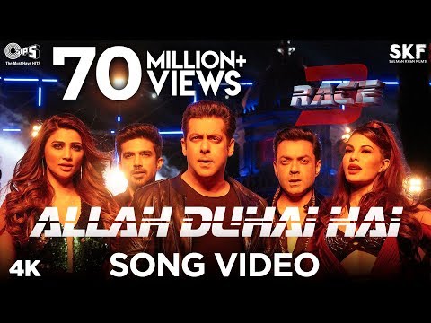 Download Allah Duhai Hai Song Video - Race 3 | Salman Khan | JAM8 (TJ) | Amit, Jonita, Sreerama, Raja Kumari