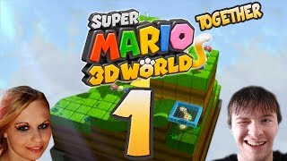 Let's Play Together Super Mario 3D World Part 1: Kann Juli 3D Games?