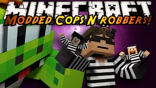 Minecraft Mini-Game : MODDED COPS N ROBBERS! GULLIVERS!