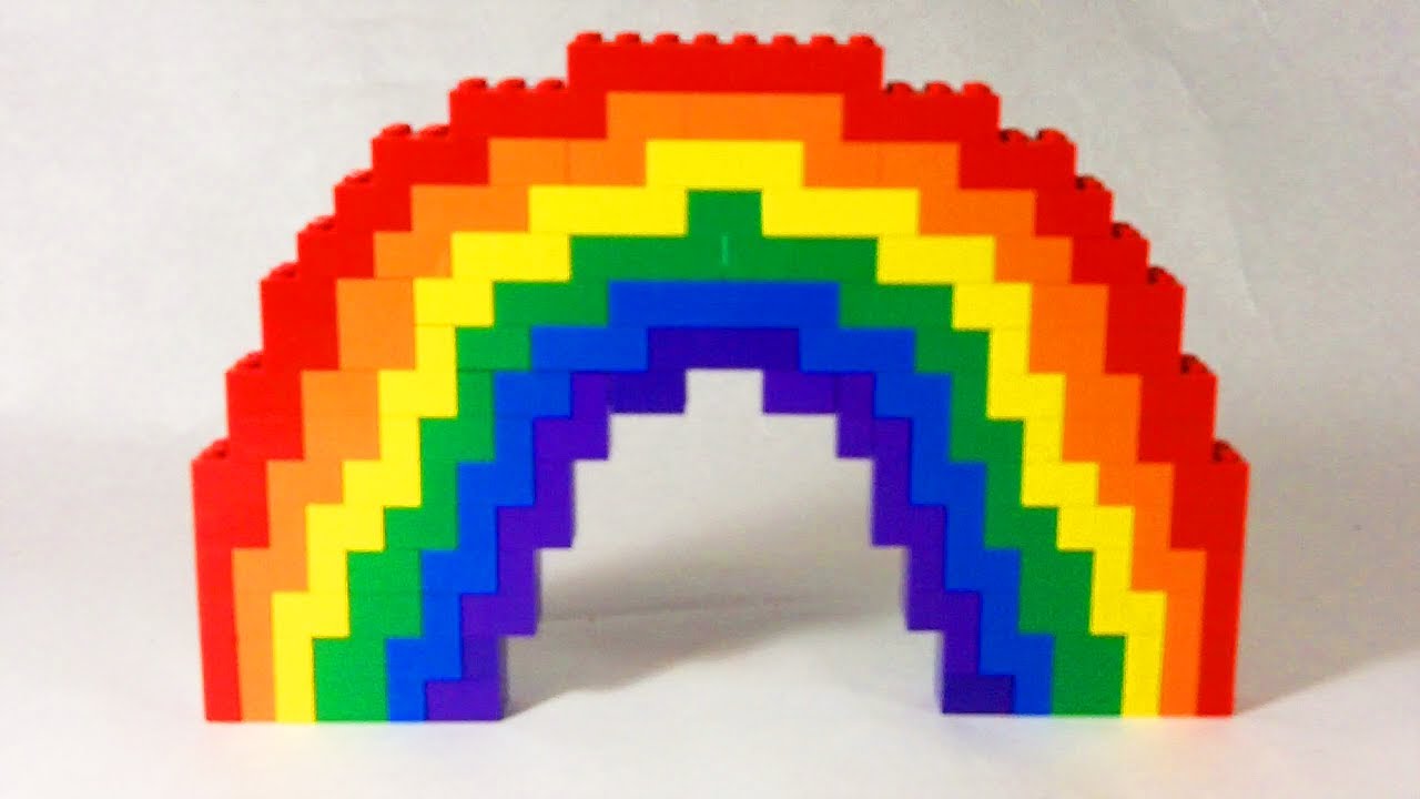 How To Build: LEGO rainbow - YouTube
