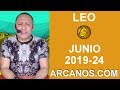 Video Horscopo Semanal LEO  del 9 al 15 Junio 2019 (Semana 2019-24) (Lectura del Tarot)