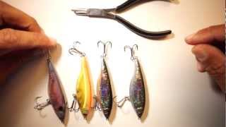 I'm trying to replace all the treble hooks on my lures. Will it be a  problem that the hook can't spin freely around the split ring? :  r/Fishing_Gear