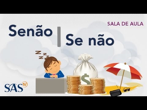 Senão/Se não - YouTube