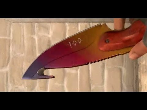 100th kill - ★ StatTrak™ Gut Knife | Fade - YouTube