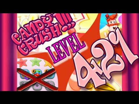 How to beat Candy Crush Saga Level 421 - 1 Stars - No Boosters - 102