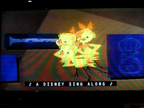 closing to disney sing along songs be our guest 1992 vhs